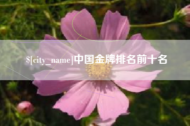 黑龙江中国金牌排名前十名