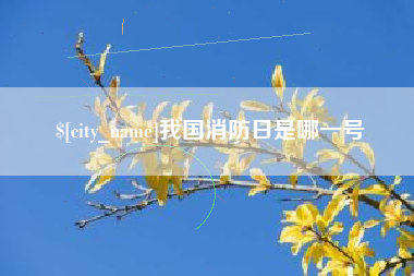 黑龙江我国消防日是哪一号