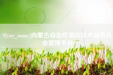 黑龙江内蒙古自治区消防技术服务执业管理平台