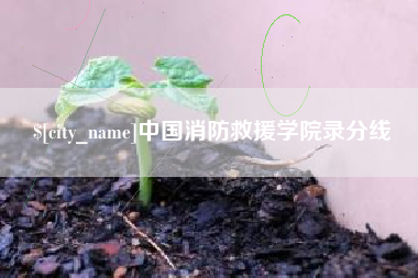 黑龙江中国消防救援学院录分线