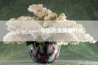 黑龙江中国的金牌有几名