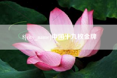 黑龙江中国十九枚金牌