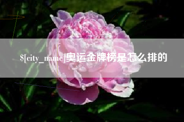 黑龙江奥运金牌榜是怎么排的