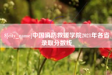 黑龙江中国消防救援学院2021年各省录取分数线