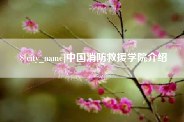 黑龙江中国消防救援学院介绍