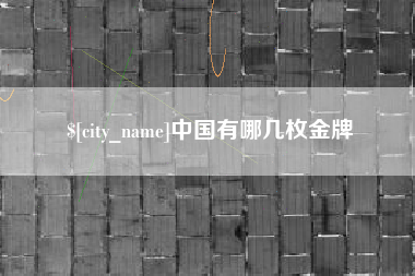黑龙江中国有哪几枚金牌