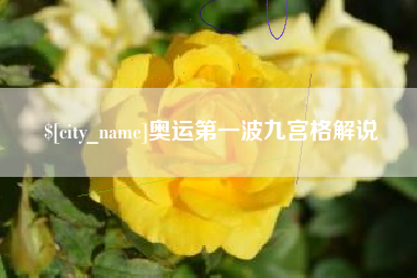 黑龙江奥运第一波九宫格解说