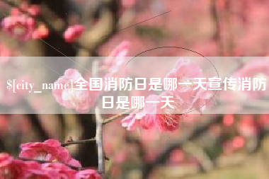 黑龙江全国消防日是哪一天宣传消防日是哪一天
