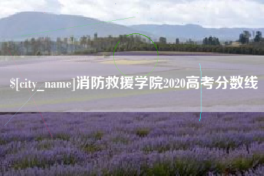 黑龙江消防救援学院2020高考分数线