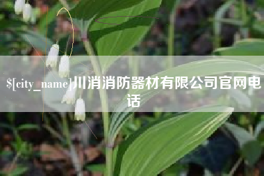 黑龙江川消消防器材有限公司官网电话