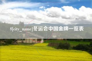 黑龙江冬运会中国金牌一览表