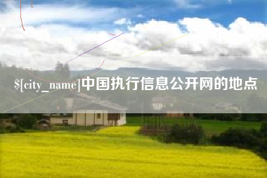 黑龙江中国执行信息公开网的地点