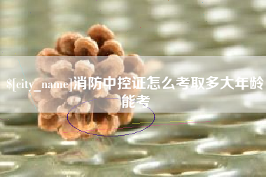 黑龙江消防中控证怎么考取多大年龄能考